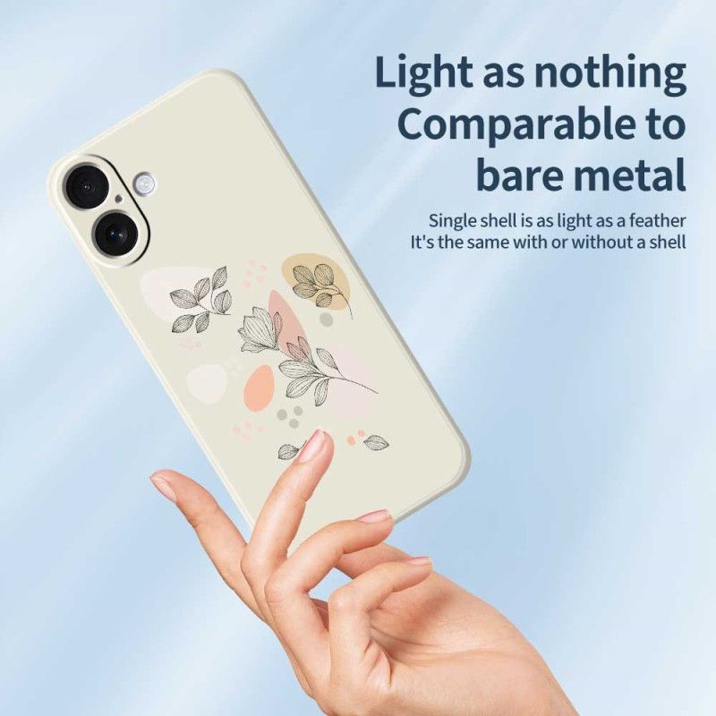 Etui iPhone 17 Naszkicowane Liście