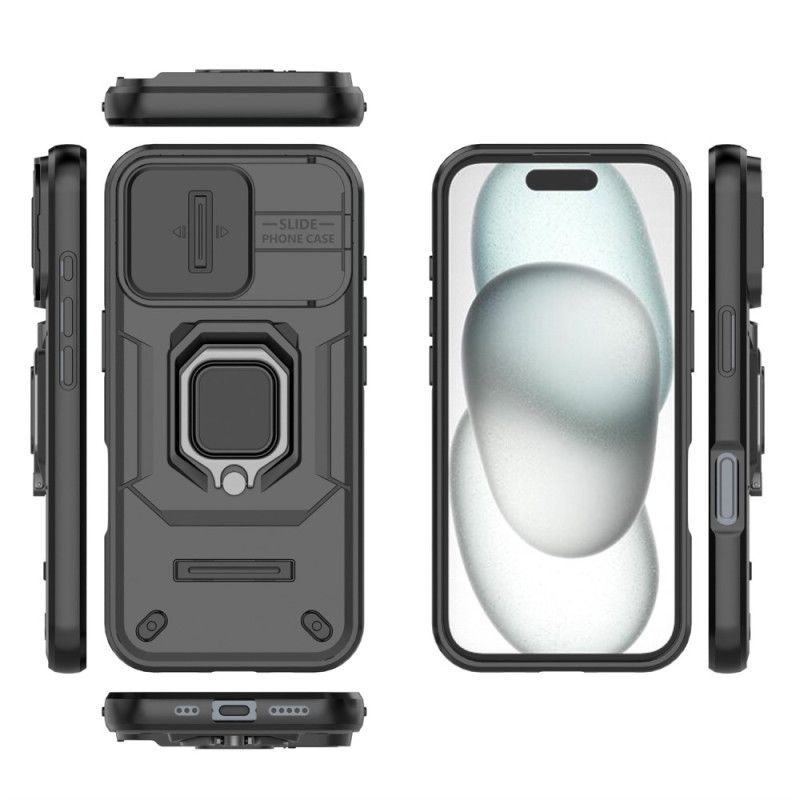Etui iPhone 17 Wytrzymały Pierścień Z Osłoną Na Aparat Etui Ochronne
