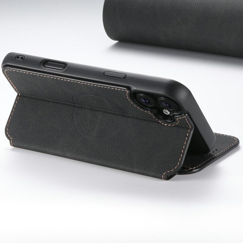 Flip Kotelot iPhone 17 Skórzany Styl Kompatybilny Z Magsafe