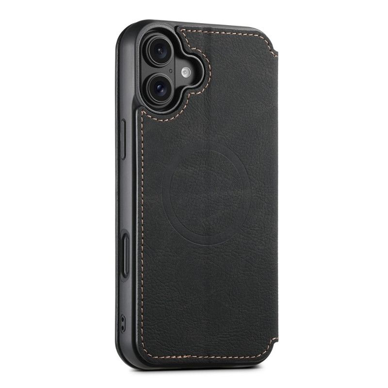 Flip Kotelot iPhone 17 Skórzany Styl Kompatybilny Z Magsafe