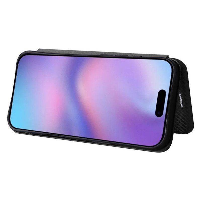 Flip Kotelot iPhone 17 Włókno Węglowe Etui Ochronne