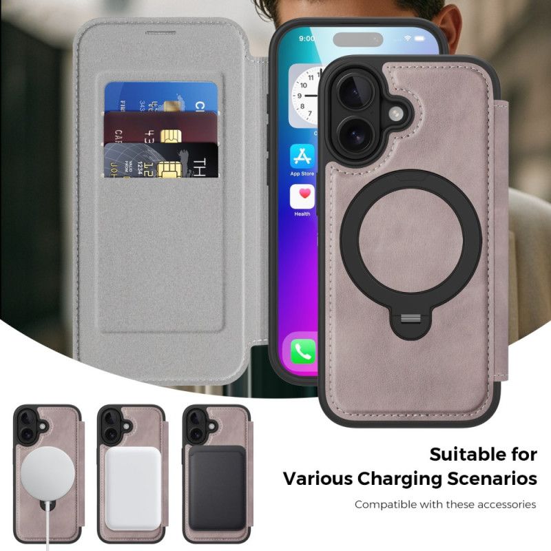 Flip Kotelot iPhone 17 Zintegrowany Bloker Rfid Magsafe Etui Ochronne