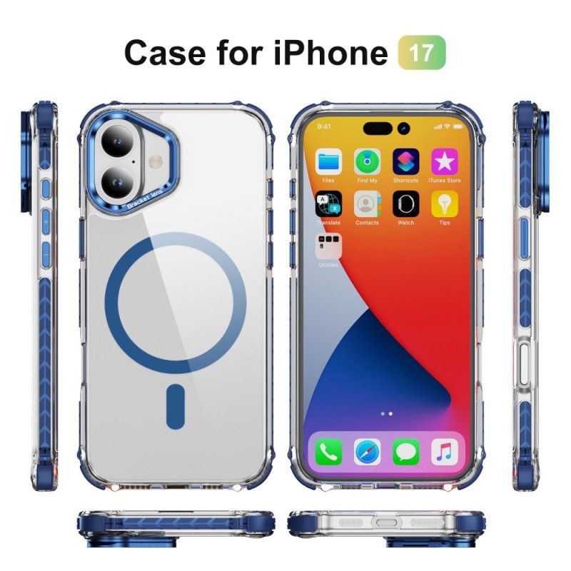 Futerały iPhone 17 Etui Na Telefon Kompatybilny Magsafe Wspornik I Ochrona Obiektywu