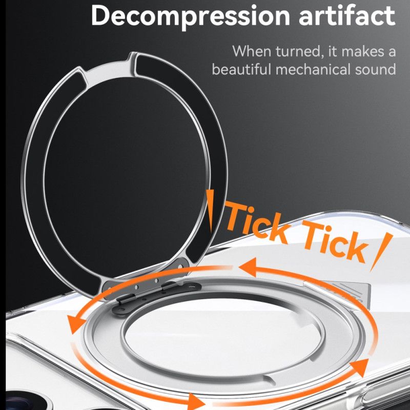 Futerały iPhone 17 Etui Na Telefon Przezroczysty Magsafe Z Podstawką