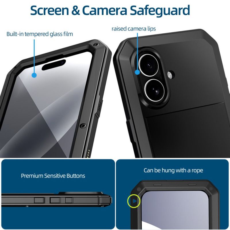 Futerały iPhone 17 Etui Na Telefon Z Hartowanym Szkłem Ochronnym Na Ekran