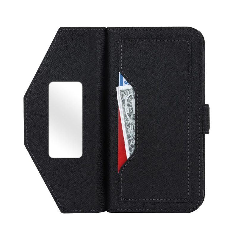 Pokrowce iPhone 17 Portfel Z Paskiem Na Ramię I Lusterkiem