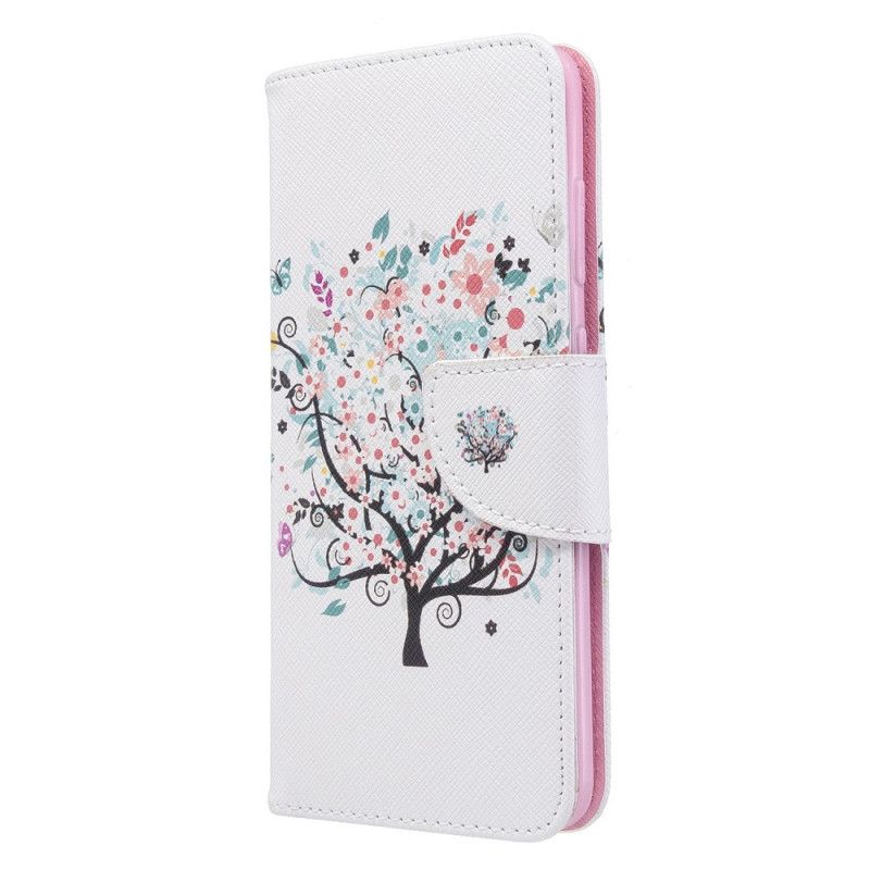 Etui Folio Samsung Galaxy S20 Kwitnące Drzewo Etui Ochronne