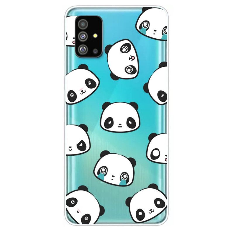 Etui Samsung Galaxy S20 Przezroczyste Sentymentalne Pandy