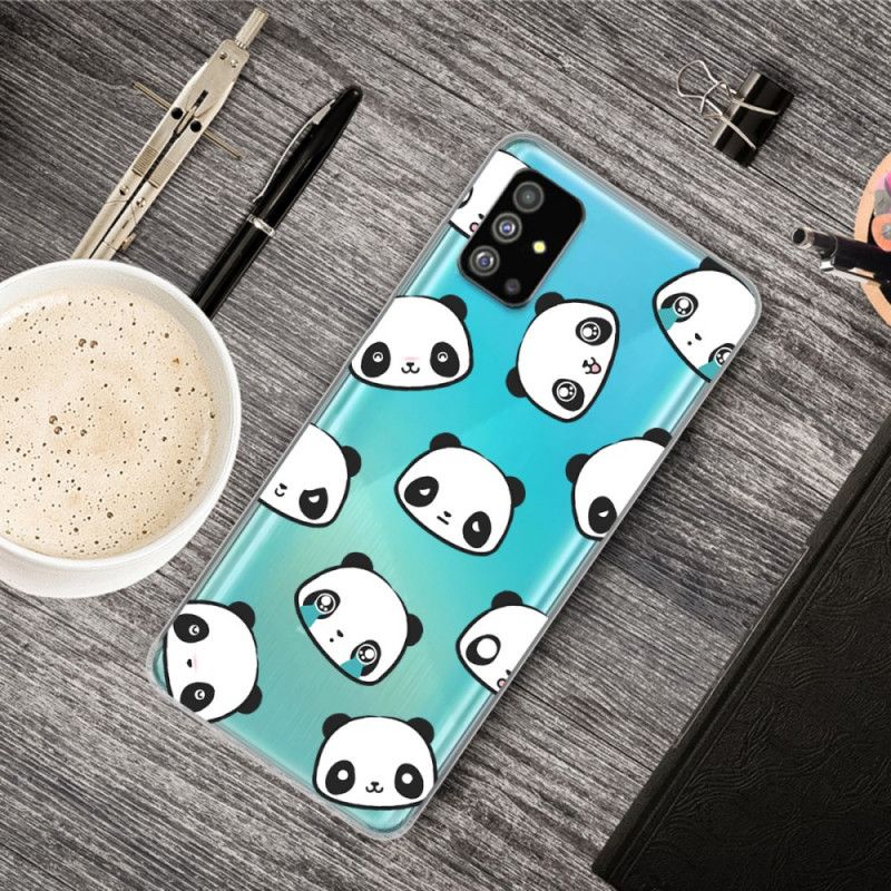 Etui Samsung Galaxy S20 Przezroczyste Sentymentalne Pandy