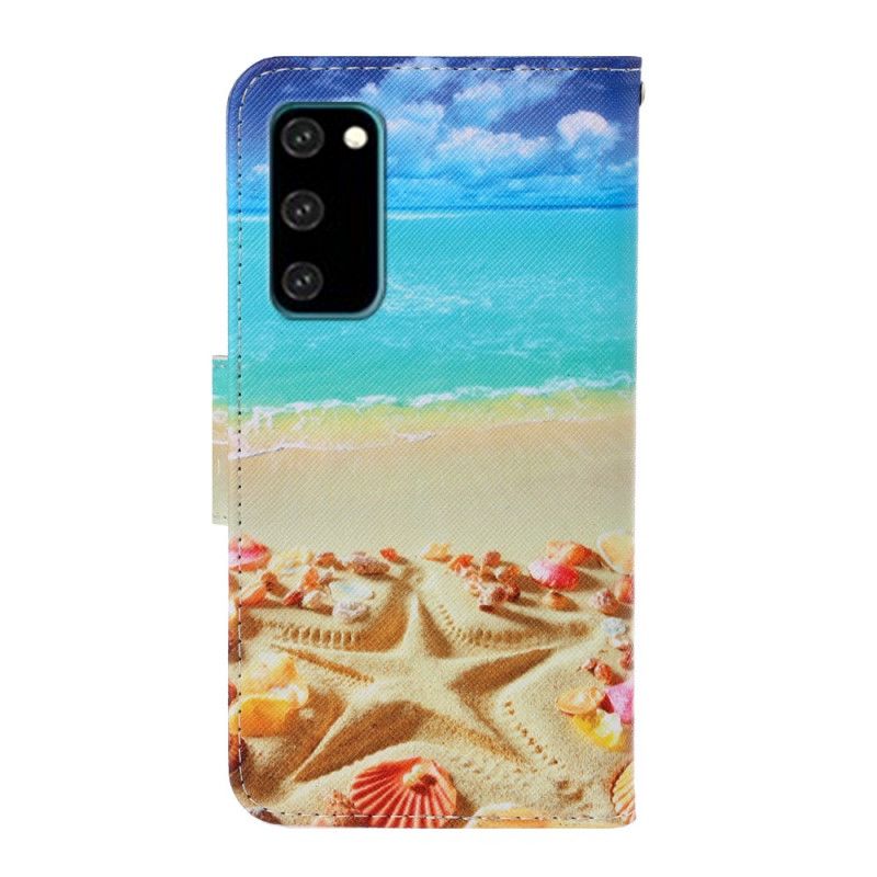 Obudowa Samsung Galaxy S20 Etui na Telefon Plaża Z Paskiem