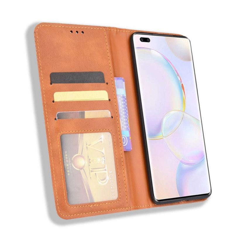 Flip Kotelot Huawei Nova 9 Pro / Honor 50 Pro Etui Na Telefon Stylizowany Efekt Skóry W Stylu Vintage