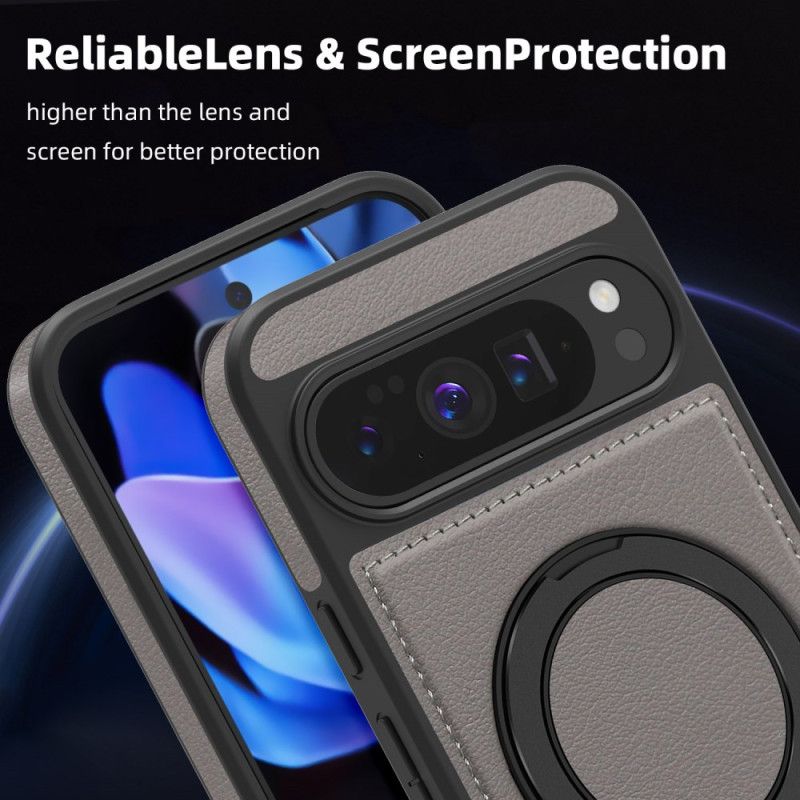 Etui Do Google Pixel 10 Pro Xl Uchwyt Pierścieniowy Kompatybilny Z Magsafe Imitacja Zamszu