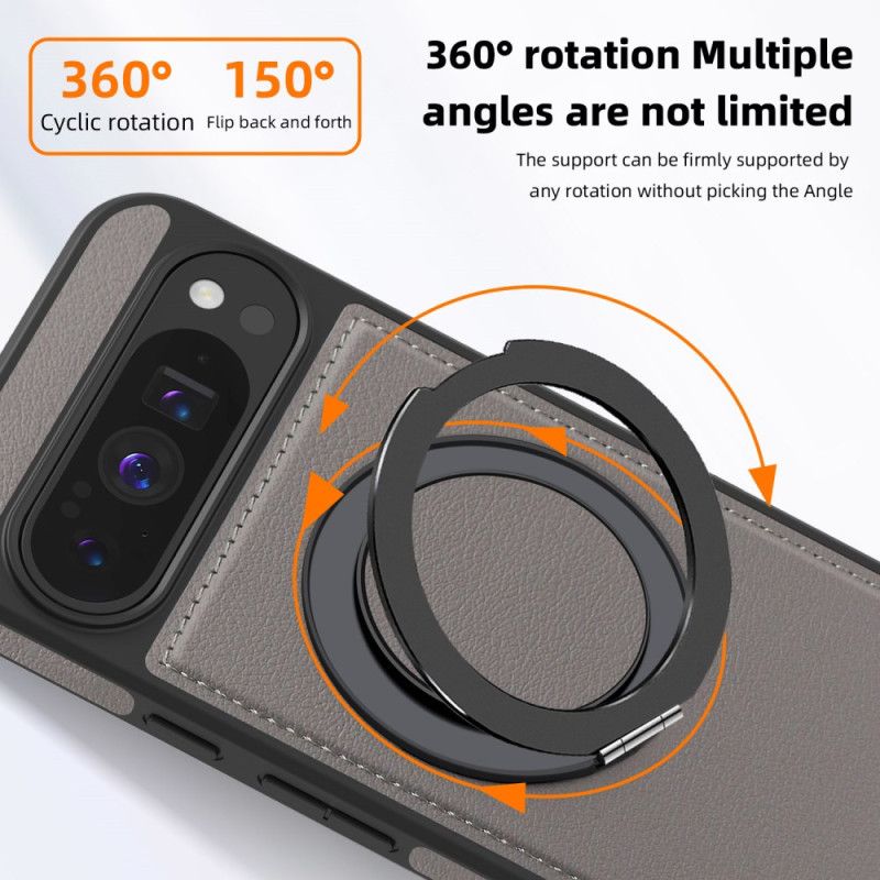 Etui Do Google Pixel 10 Pro Xl Uchwyt Pierścieniowy Kompatybilny Z Magsafe Imitacja Zamszu