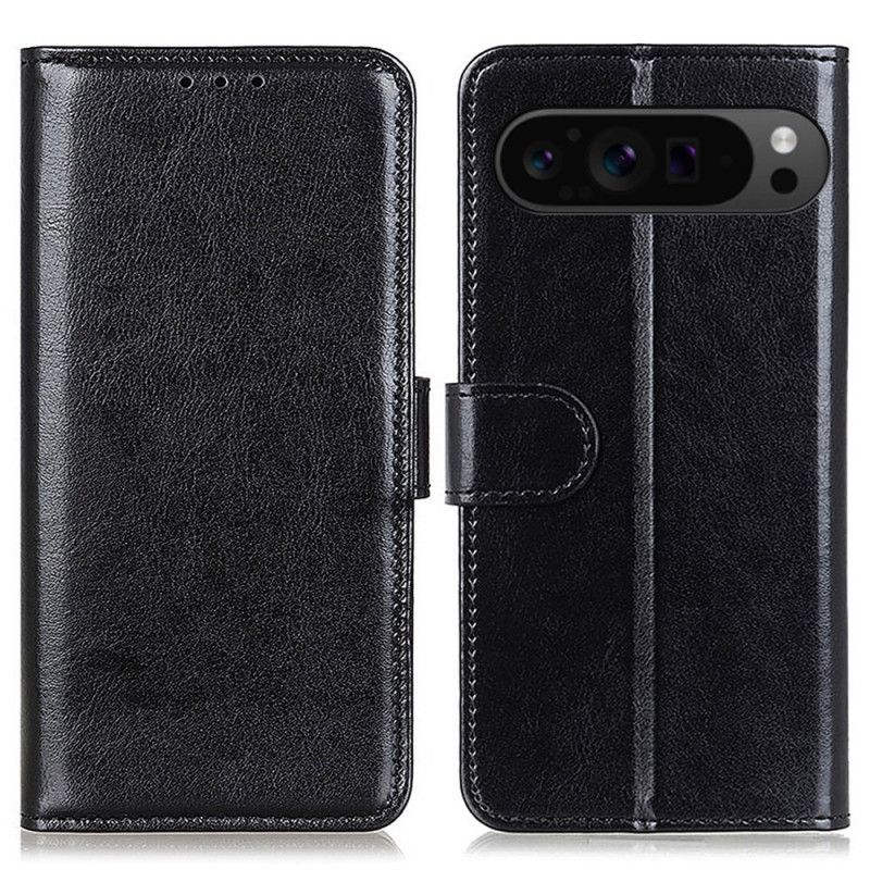 Etui Folio Do Google Pixel 10 Pro Xl Lakierowana Skóra Ekologiczna