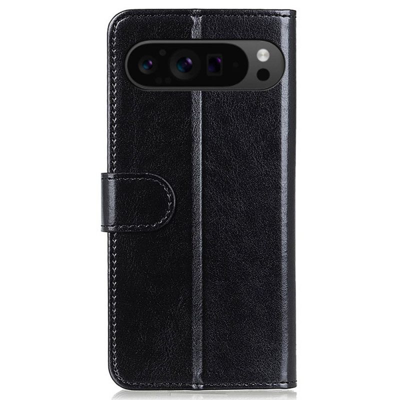 Etui Folio Do Google Pixel 10 Pro Xl Lakierowana Skóra Ekologiczna