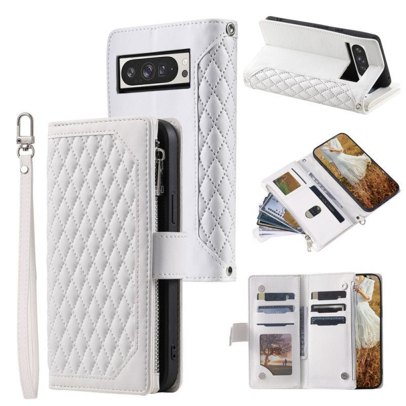 Etui Folio Do Google Pixel 10 Pro Xl Pikowane Portfel