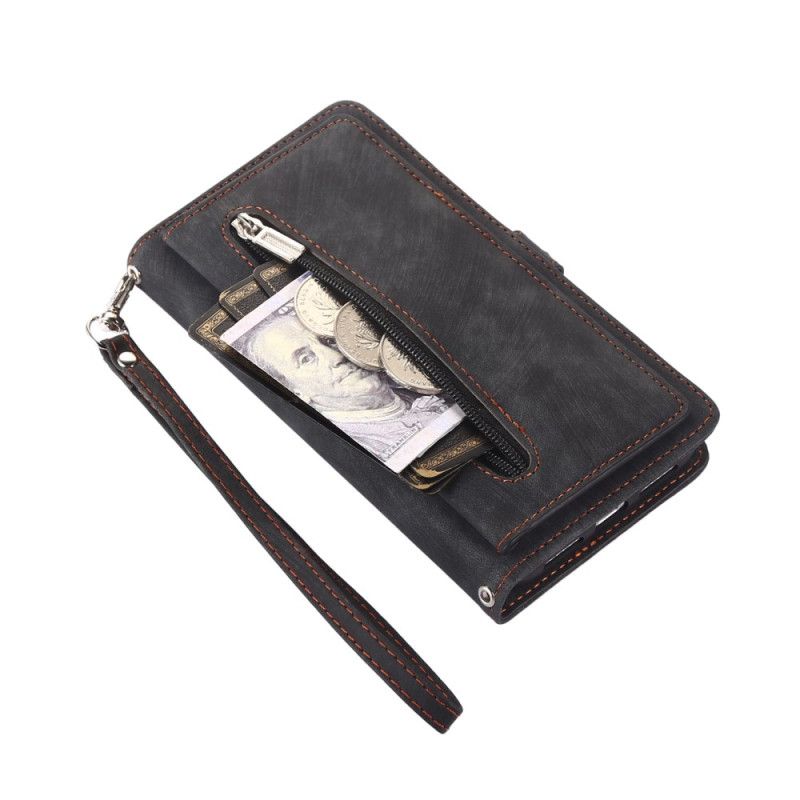 Etui Folio Google Pixel 10 Pro Xl Portfel Z Efektem Zamszu