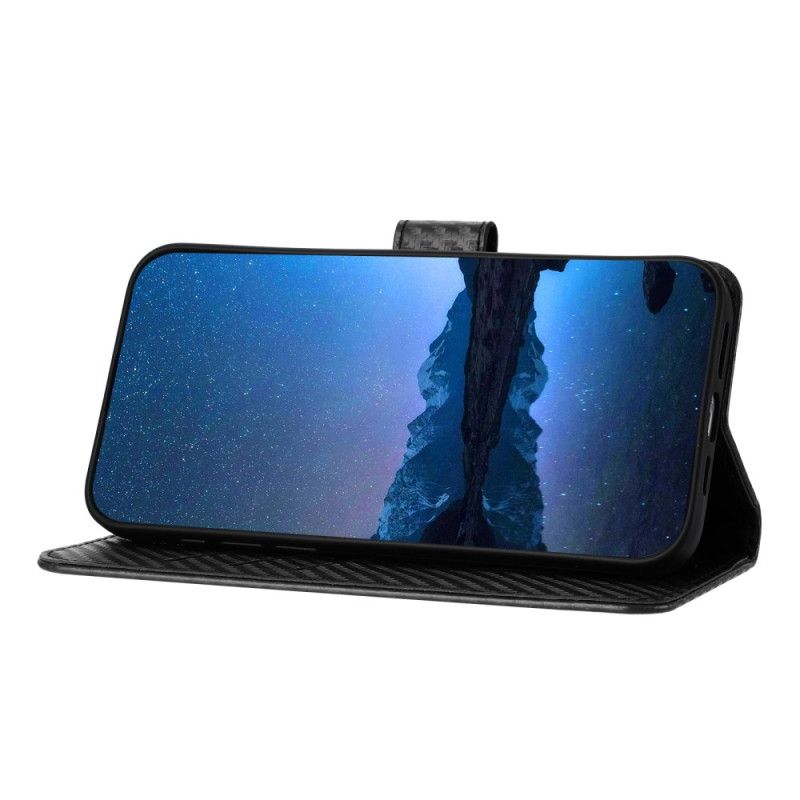 Etui Folio Google Pixel 10 Pro Xl Włókno Węglowe Z Paskiem