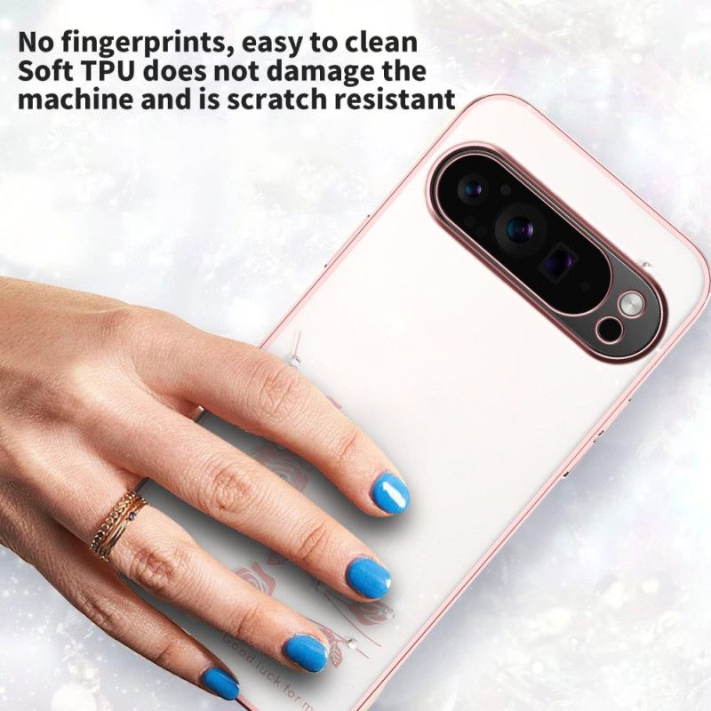 Etui Google Pixel 10 Pro Xl Dekoracje Kwiatowe I Kryształki