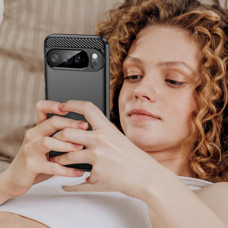 Etui Google Pixel 10 Pro Xl Szczotkowane Włókno Węglowe