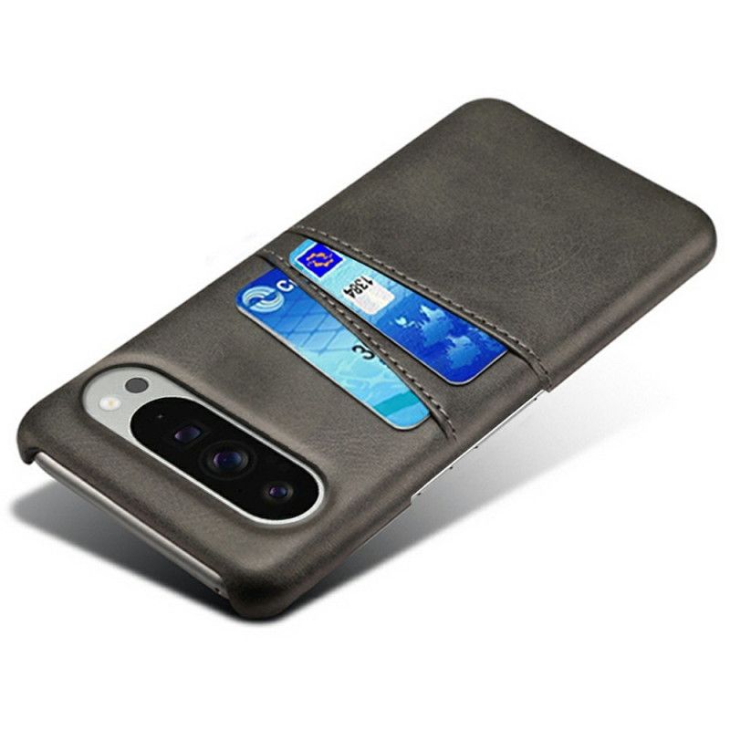 Etui Google Pixel 10 Pro Xl Uchwyt Na Karty Z Efektem Skóry