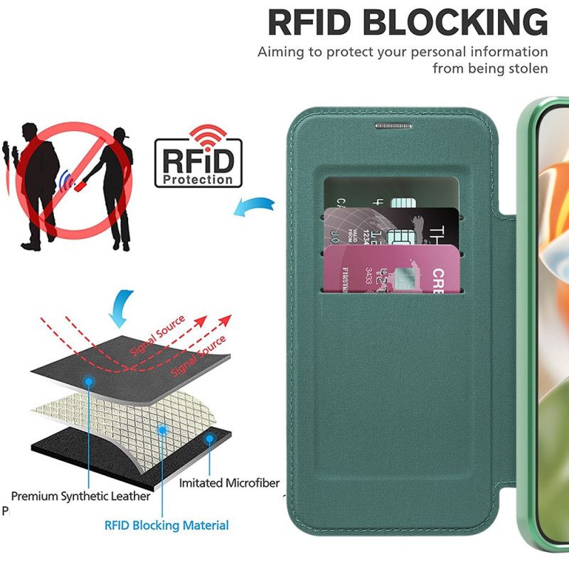 Flip Kotelot Google Pixel 10 Pro Xl Kompatybilny Z Magsafe Z Blokadą Rfid