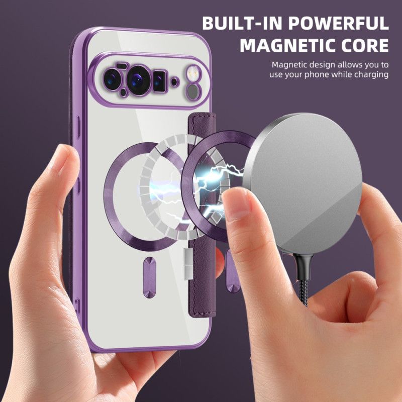 Flip Kotelot Google Pixel 10 Pro Xl Pikowane Kompatybilne Z Magsafe Etui Ochronne