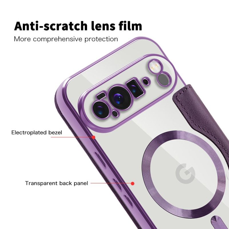 Flip Kotelot Google Pixel 10 Pro Xl Pikowane Kompatybilne Z Magsafe Etui Ochronne