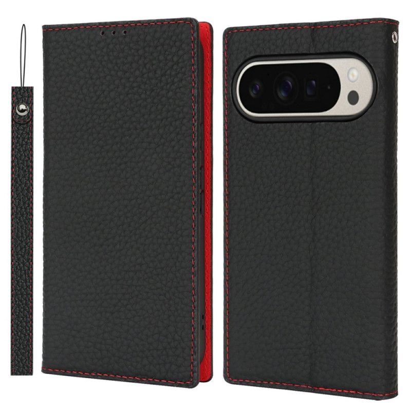 Flip Kotelot Google Pixel 10 Pro Xl Skóra Z Paskiem