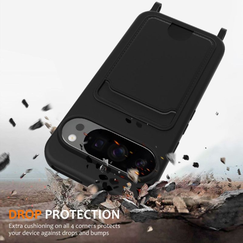 Futerały Google Pixel 10 Pro Xl Etui Na Telefon Silikonowe Z Uchwytem Na Karty