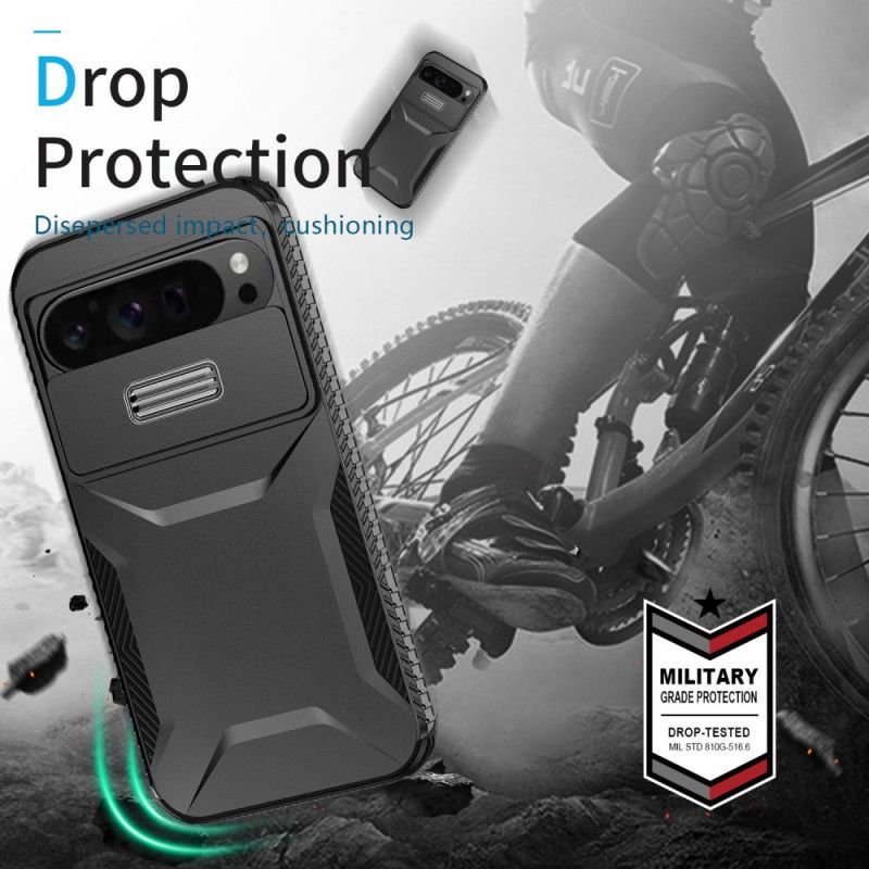 Futerały Google Pixel 10 Pro Xl Etui Na Telefon Wytrzymały Z Przesuwaną Osłoną Aparatu