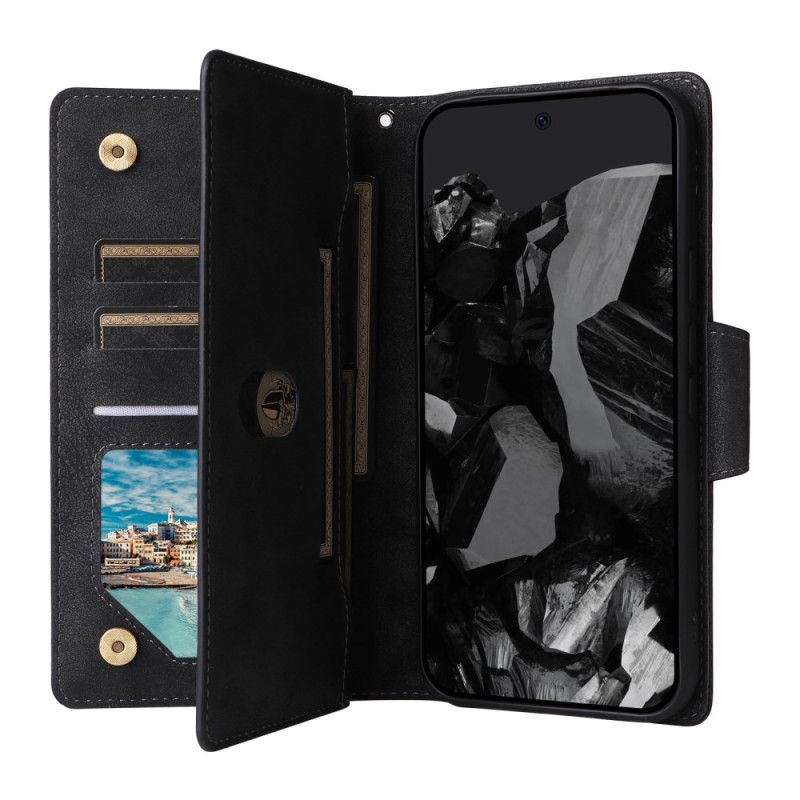 Obudowa Google Pixel 10 Pro Xl Etui Na Telefon Portfel Z Efektem Zamszu