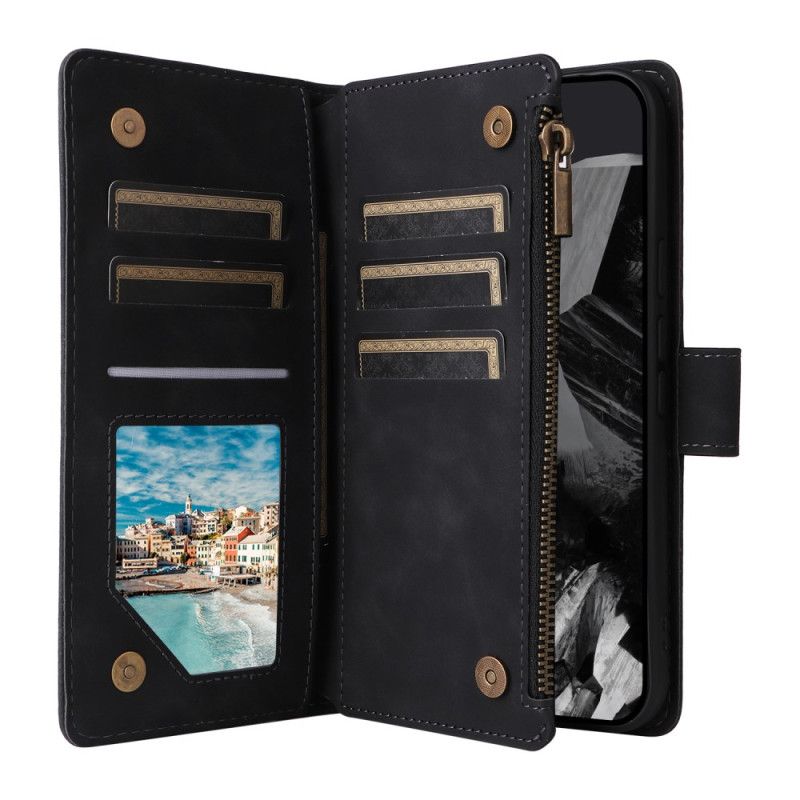 Obudowa Google Pixel 10 Pro Xl Etui Na Telefon Wysokiej Jakości Portfel Z Zamszu