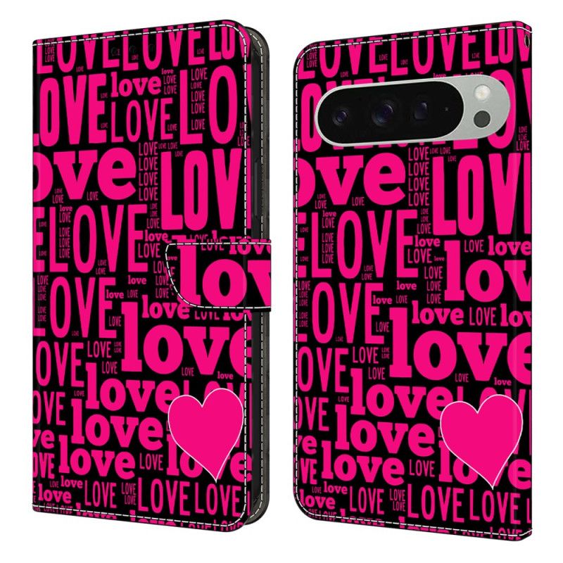 Skórzany Futerał Google Pixel 10 Pro Xl Etui Na Telefon Miłość