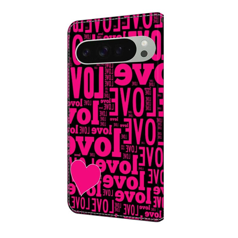 Skórzany Futerał Google Pixel 10 Pro Xl Etui Na Telefon Miłość