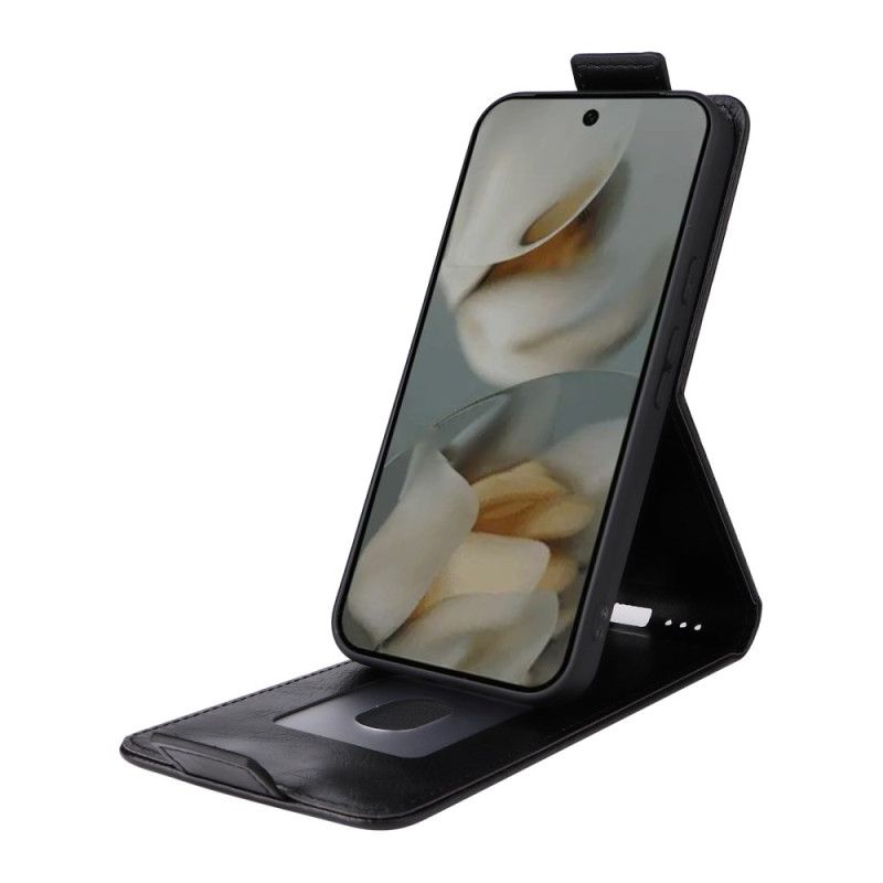 Skórzany Futerał Google Pixel 10 Pro Xl Etui Na Telefon Pionowa Klapa