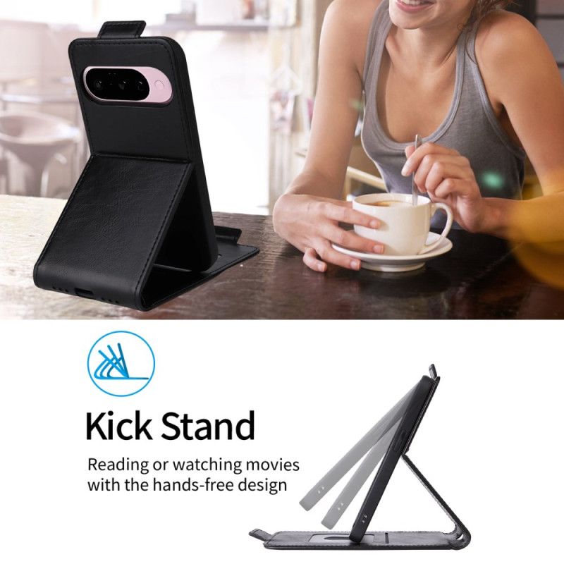 Skórzany Futerał Google Pixel 10 Pro Xl Etui Na Telefon Pionowa Klapa