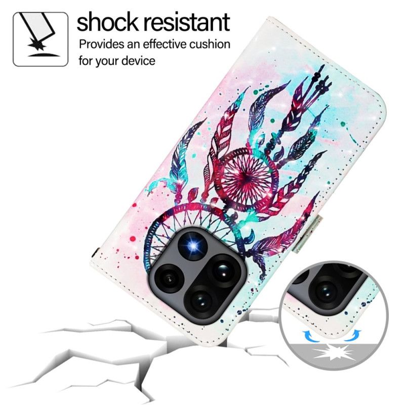 Etui Folio Do Oneplus 15 Akwarelowy Łapacz Snów