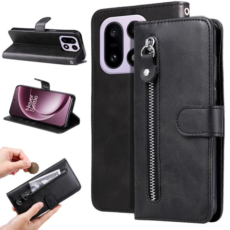 Etui Folio Do Oneplus 15 Kieszeń Na Zamek