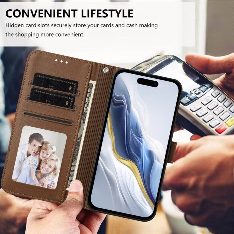 Etui Folio Oneplus 15 Mały Kotek Z Paskiem Etui Ochronne