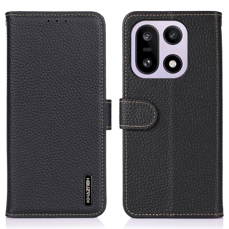 Etui Folio Oneplus 15 Oryginalna Skóra Khazneh