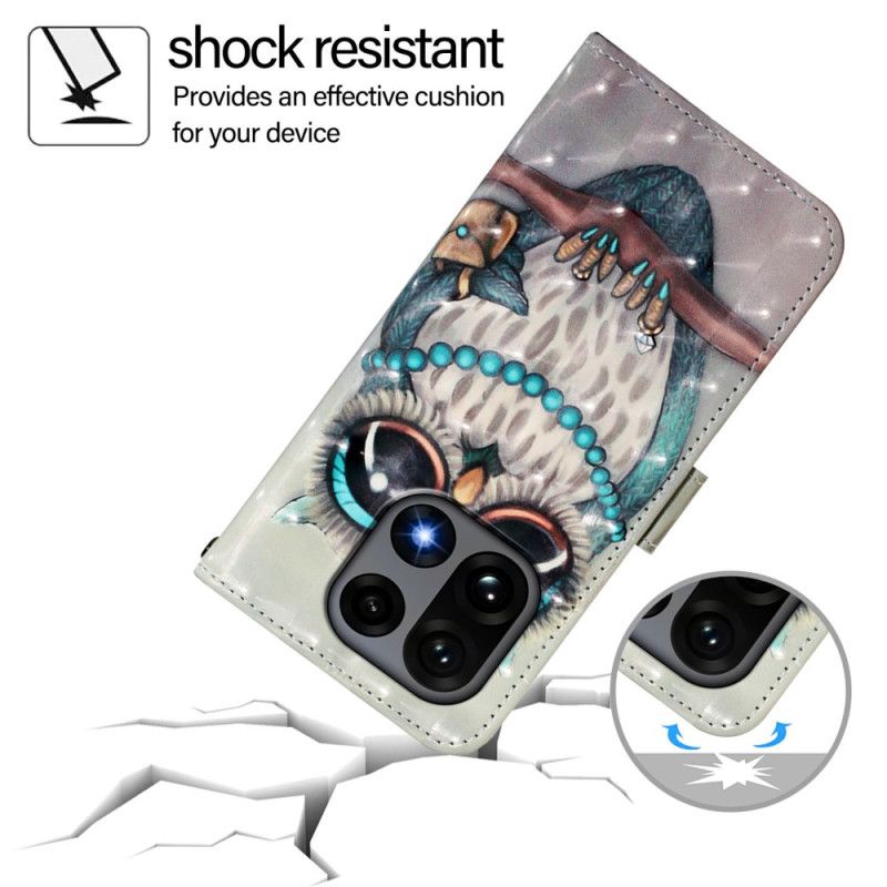 Etui Folio Oneplus 15 Szara Sowa Etui Ochronne