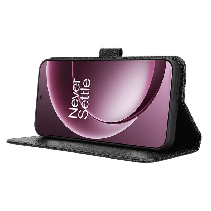 Etui Folio Oneplus 15 Tekstura Diamentowa