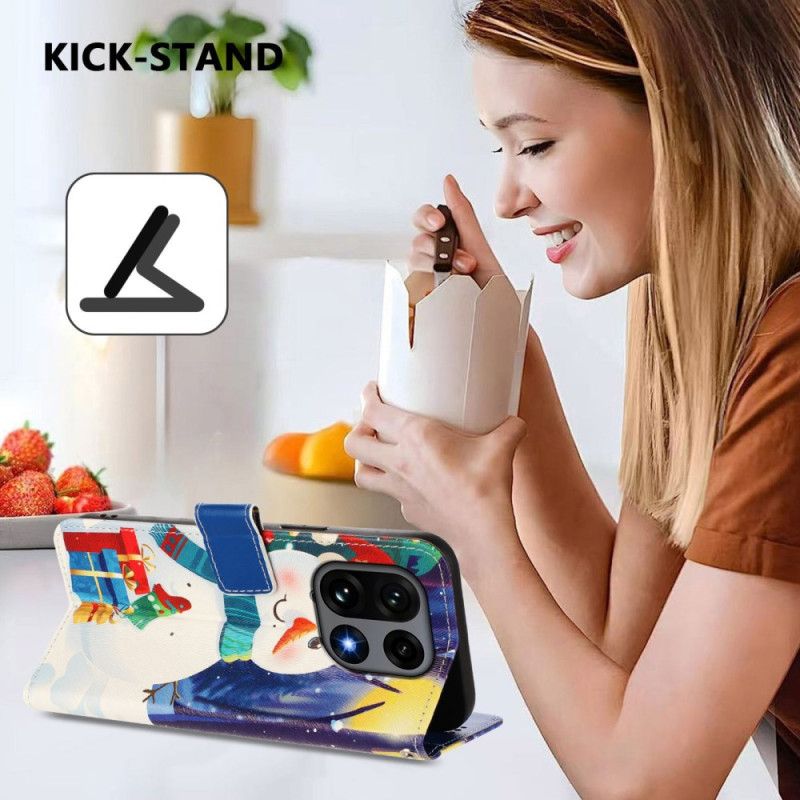 Etui Folio Oneplus 15 Wzór Świąteczny Etui Ochronne