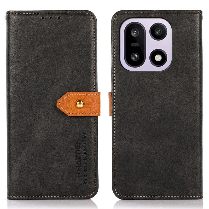 Etui Folio Oneplus 15 Złote Zapięcie Khazneh