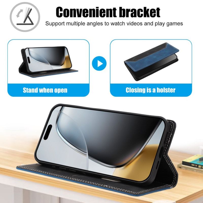 Flip Kotelot Oneplus 15 Etui Na Telefon Dwukolorowa Ochrona Rfid