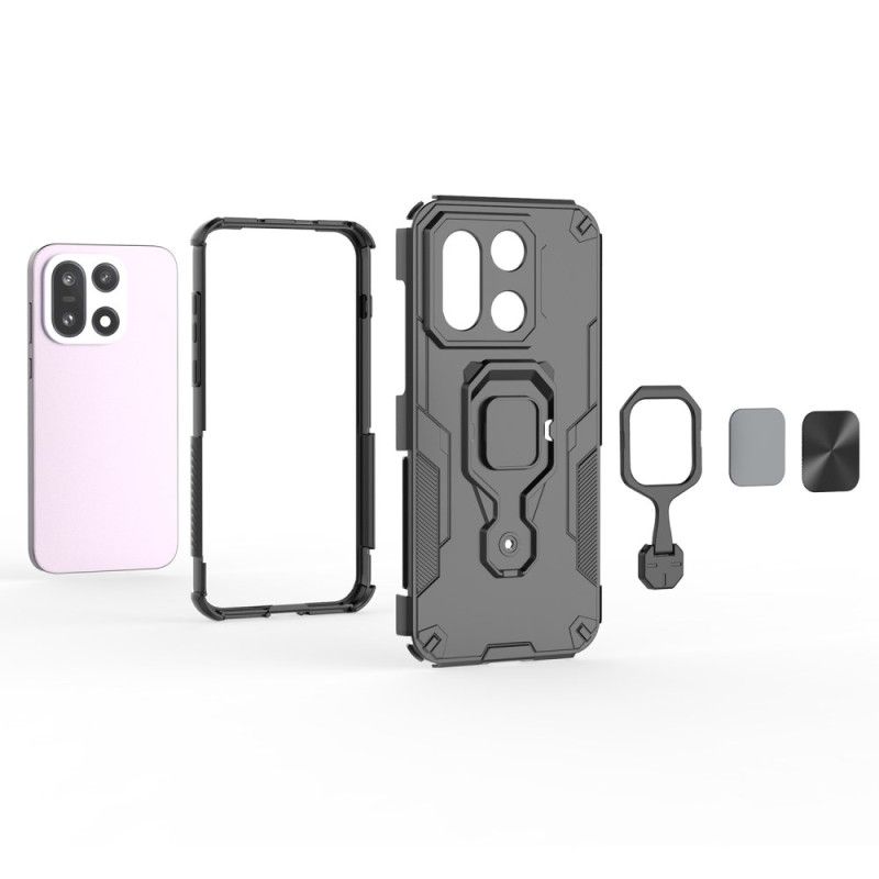 Futerały Oneplus 15 Etui Na Telefon Wytrzymały Stojak Magnetyczny W Kształcie Pierścienia