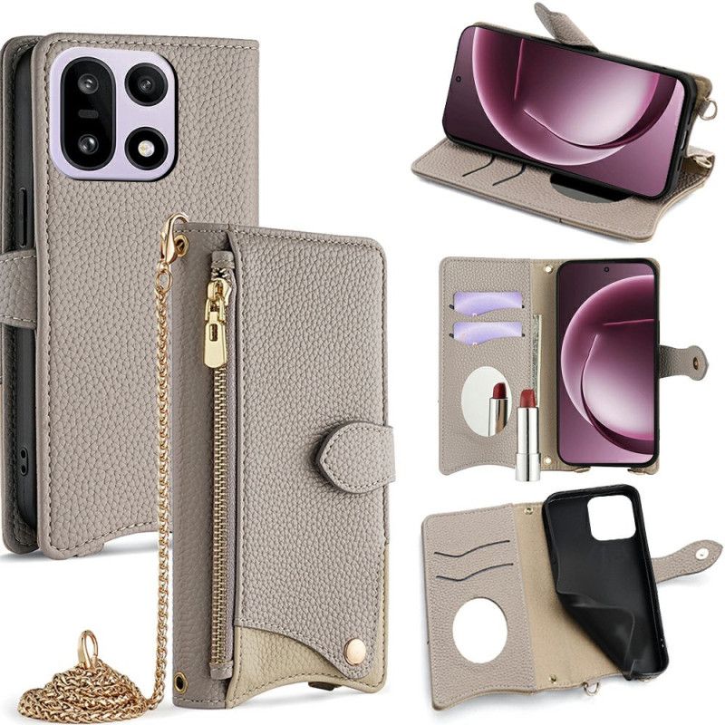 Obudowa Oneplus 15 Etui Na Telefon Portfel Z Łańcuszkiem Na Ramię