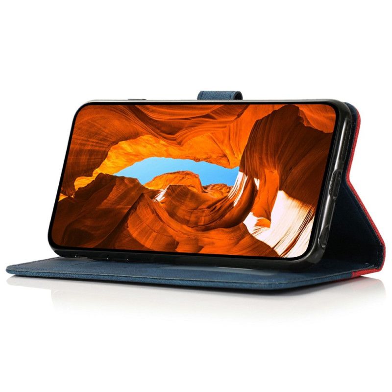 Skórzany Futerał Oneplus 15 Etui Na Telefon Dwukolorowy