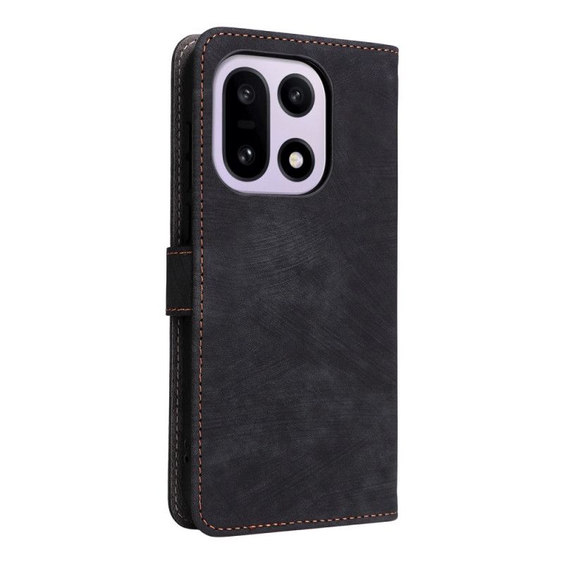 Skórzany Futerał Oneplus 15 Etui Na Telefon Efekt Zamszu Z Paskiem